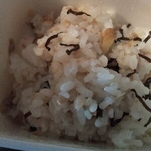 超簡単！ツナと昆布の炊き込みご飯